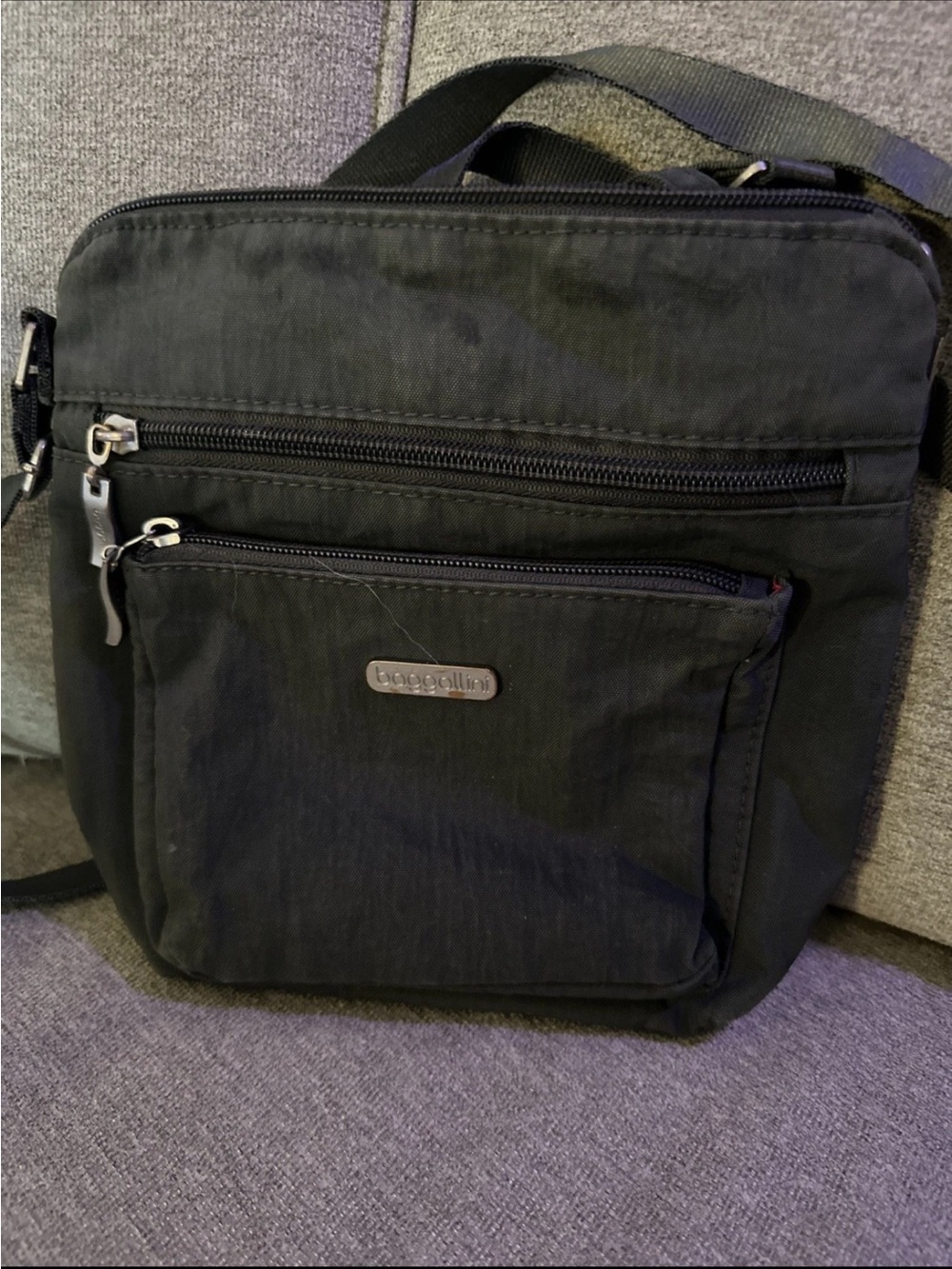 Baggallini Black Crossbody Organizer Bag